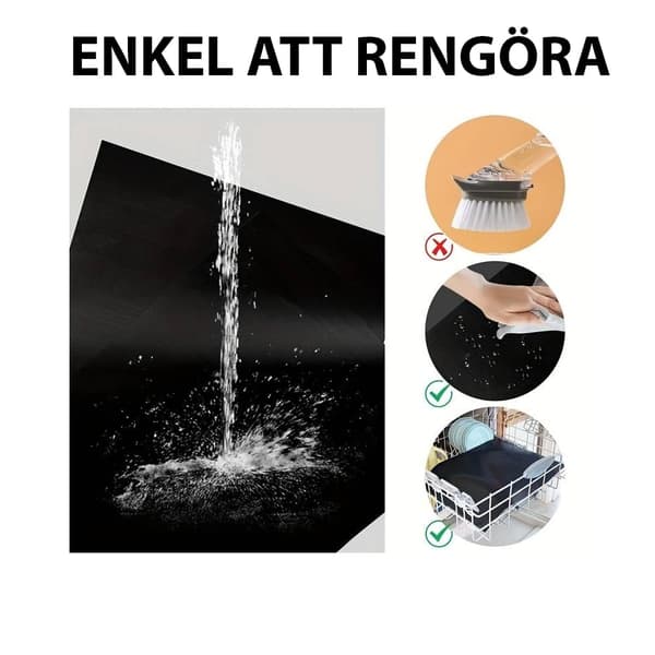 Grill-/stekematte Teflon non-stick (5 stk.) 205