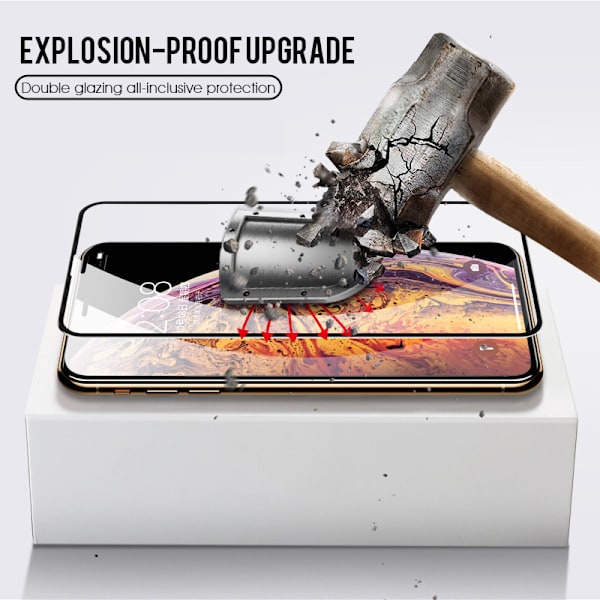 【BEMS】2-Pack Compatible with iPhone 12 / 12 Pro - 9H Tempered Glass - Top Quality