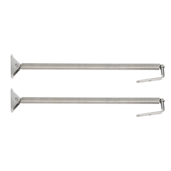 2 stk Båtluke Støtfjær Rustfritt Stål Justerer Porthull Dørlås Fjær for Yachter Campere 225x15mm