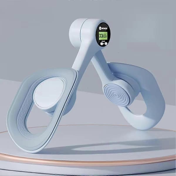 Mireva Fit Bekkenlårtrener Ergonomisk Bærbar Bentrene[BEMS] Blue Counting Adjustable