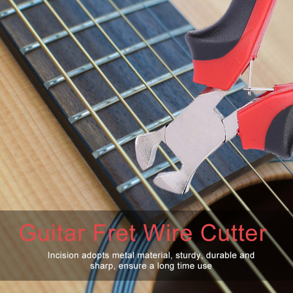 TIMH Guitar Fret Wire String Cutter Nipper kompatibelt musikinstrument Luthier reparationsværktøj
