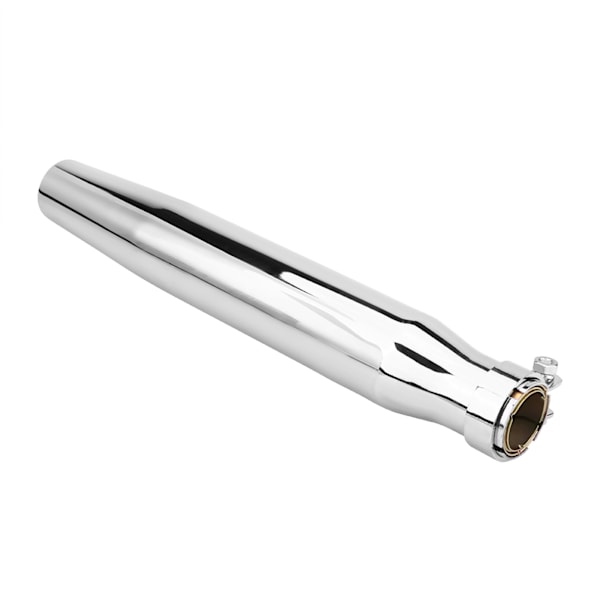 Motorcykel Avgassystem Dämpare Slutpipa Universal för Motorcykel GY6 Silver