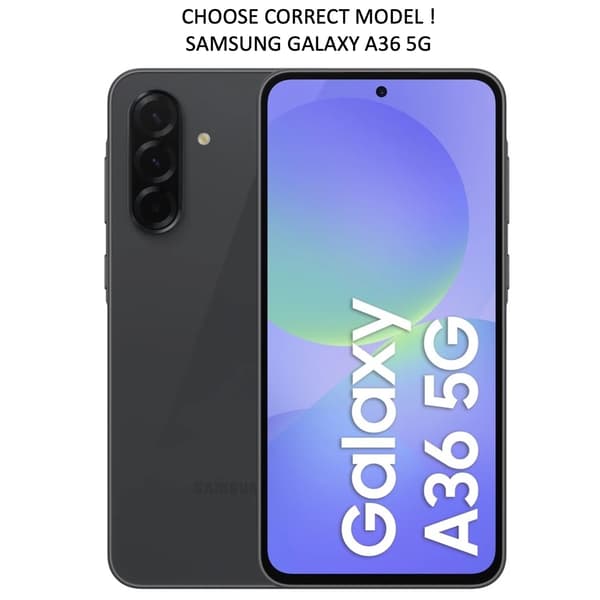 【BEMS】3-Pack Compatible with Samsung Galaxy A36 Screen Protector Tempered Glass Premium transparent usb-c