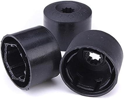 20 hjulmutterskydd 17 mm kompatibla med VW Golf Mk4 Passat Audi Beetle[BEMS]