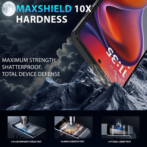 【BEMS】2-Pack Motorola G15 Power Screen Protector - Tempered Glass 9H - Super Quality 3D