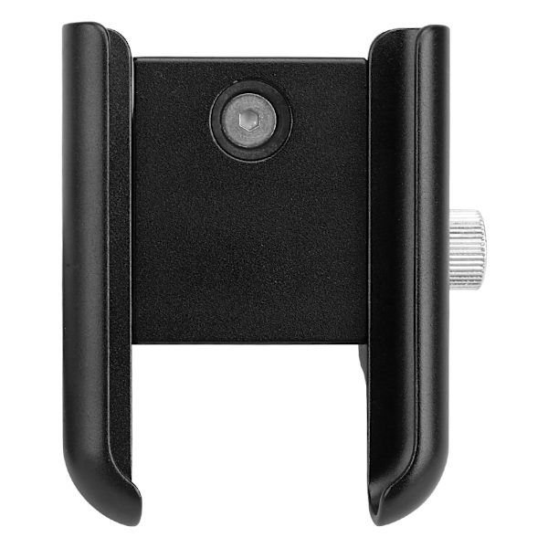 Mobiltelefonholder 0,7-1,4 tommer i diameter Stativfeste i aluminiumslegering Universal for motorsykkel sykkel Svart