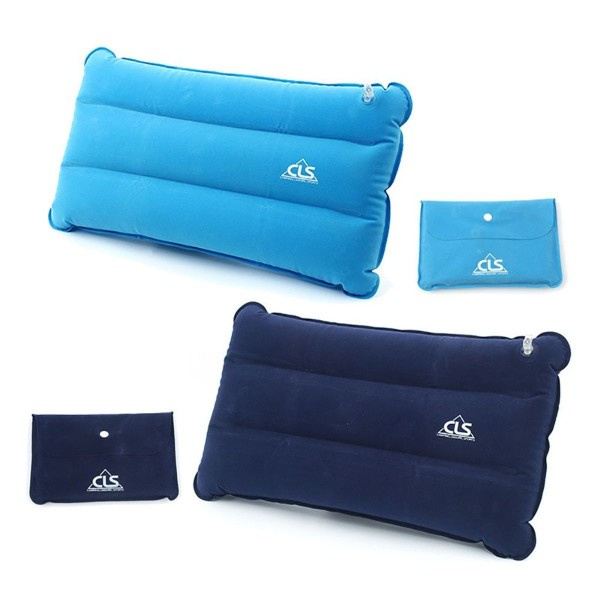 【BEMS】Uppblåsbar kudde, 2-pack, campingkudde, resekudde, lättviktskudde