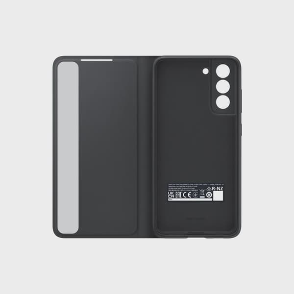 Kompatibel med Samsung Original Galaxy S21 FE Cover Smart Clear View Cover Sort