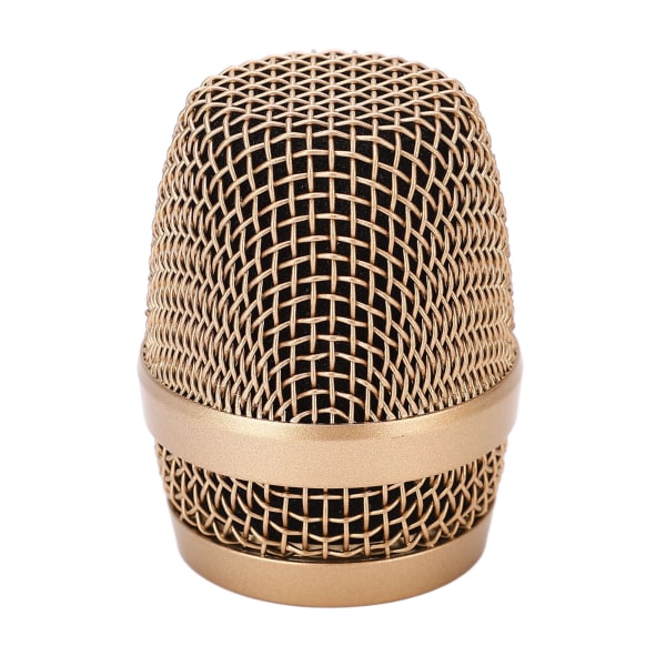 Mikrofon Kulehode Mesh Rustfritt stål Mikrofon erstatningshodedeksel for Baier 780 790 for Veda M3 M5 Gold /