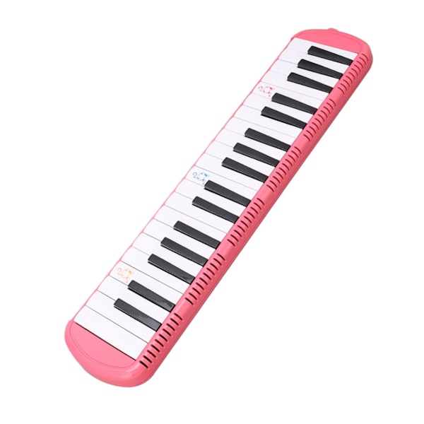 Melodica 37-tangenters Vindmusikk Instrument Voksen Egnet for Nybegynner Lærling Praksis Rosa