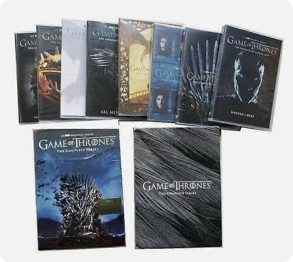 Game of Thrones: The Complete Series Sæson 1-8 (DVD 38-disk sæt) engelsk version