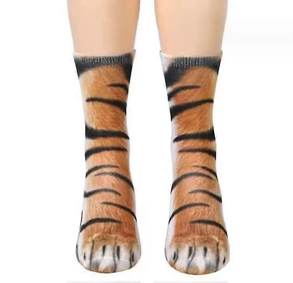 Eläintassusukat Unisex 3D-painetut sukat Style3 Adults