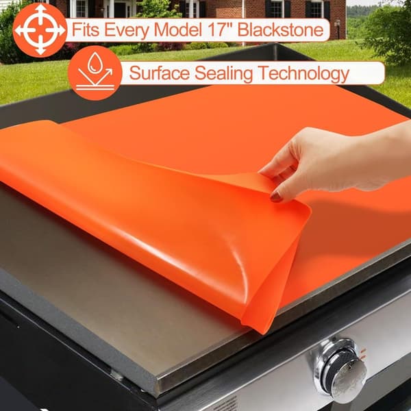 Silikon grillmatte Kompatibel med Blackstone 36 tommers grillplate, kraftig[BEMS]