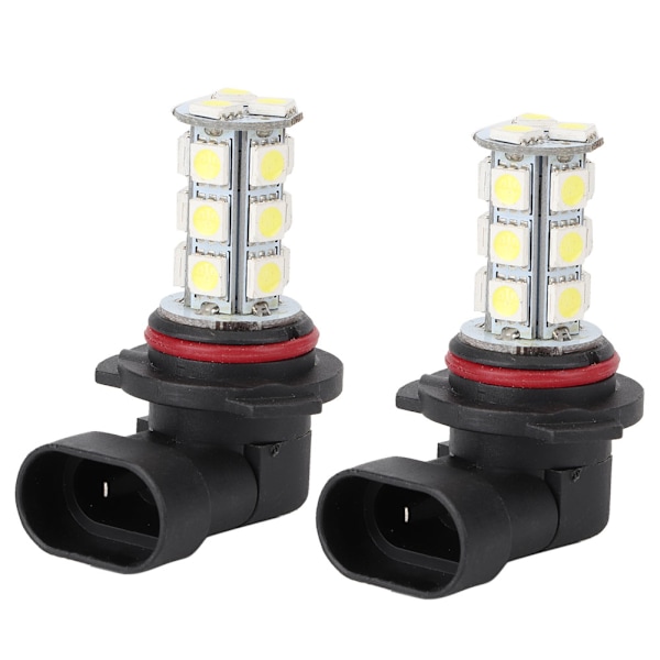 2x HID Vita HB3 9005 18SMD 5050 LED Bil DRL Dimljus Körstrålkastare Glödlampa 12V