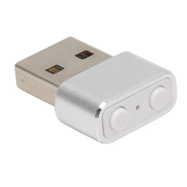 TIMH USB Mouse Mover Pieni, havaitsematon erillisellä tilan päällä pois päältä -painikkeilla Tukee 3 kappaletta Plug and Play Pitää PC-kannettavan hereillä, hopeanvärinen
