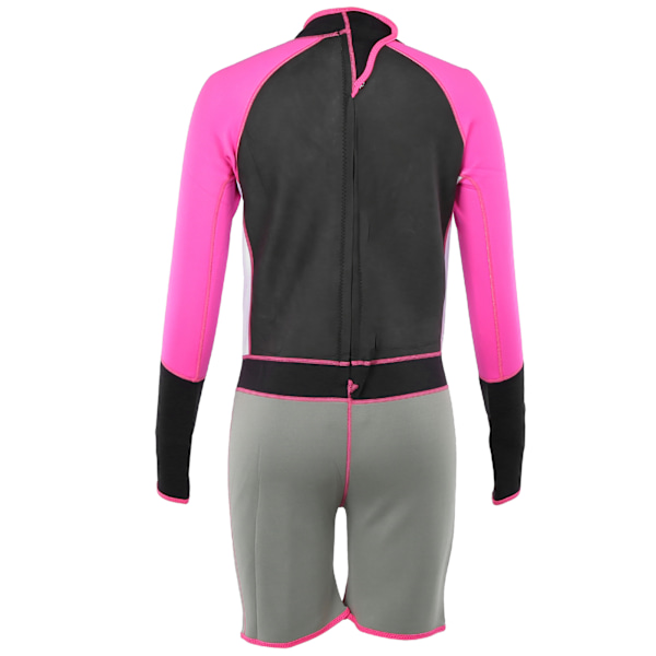 Kvinnors 1,5 mm Neopren Varm Slim Wetsuit En-delad Långärmad Shorts Dykning Simdräkt