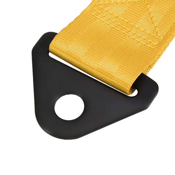 【BEMS】2 ton höghållfast bilsläp bogserrep Dragrem med krokar (gul)