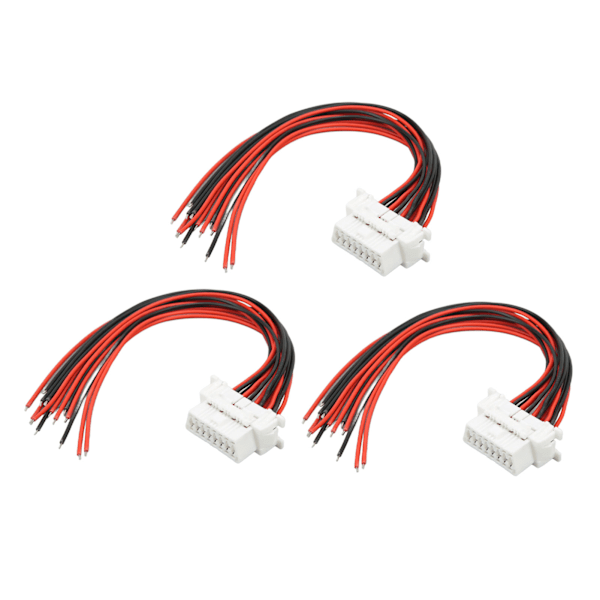 3 stk OBD2 forlengningskabel 30 cm hunnkontakt 16-pinners diagnosegrensesnitt for kjøretøy J1962