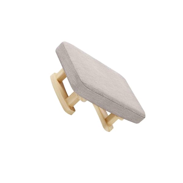 Fotstöd med träben Modernt sofffotstöd Kompatibel med hemmet, sovrummet och vardagsrummet plain colour