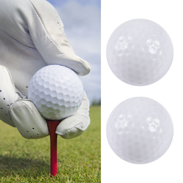 3 st Golfövningsbollar i två lager för inomhus- och utomhusträning
