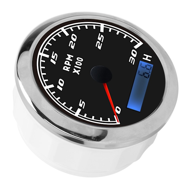 85 mm Osoitin kierroslukumittari RPM Kierroslukumittari IP67 ruostumaton teräs Universaali auto vene Merimusta