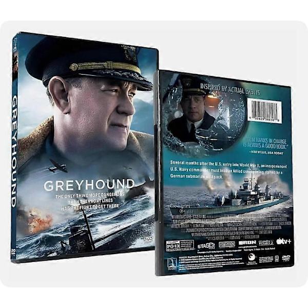 Greyhound DVD (2020) - Andra världskriget - Tom Hanks Box set - Engelsk version