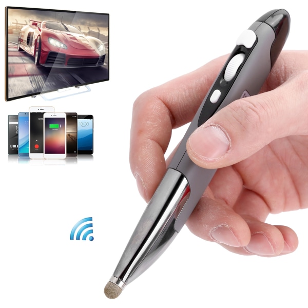 PR‑06 Pocket Pen Mus Optisk trådlös handskriftsmöss för telefon Bärbar dator 2,4GHz++