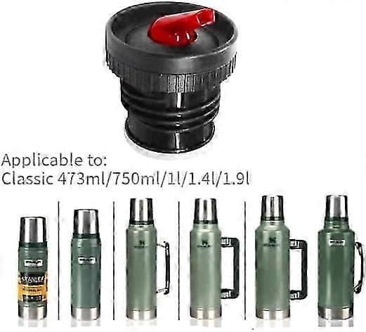 Stanley Classic -termospullo, Pico de Mate -termosproppu, varaosa, 30 ml, musta, punainen, tiivis