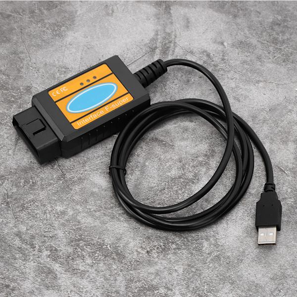 USB-auton diagnostiikkatyökalu Autoskanneri Vikakoodinlukijakaapeli Sopii Fordiin