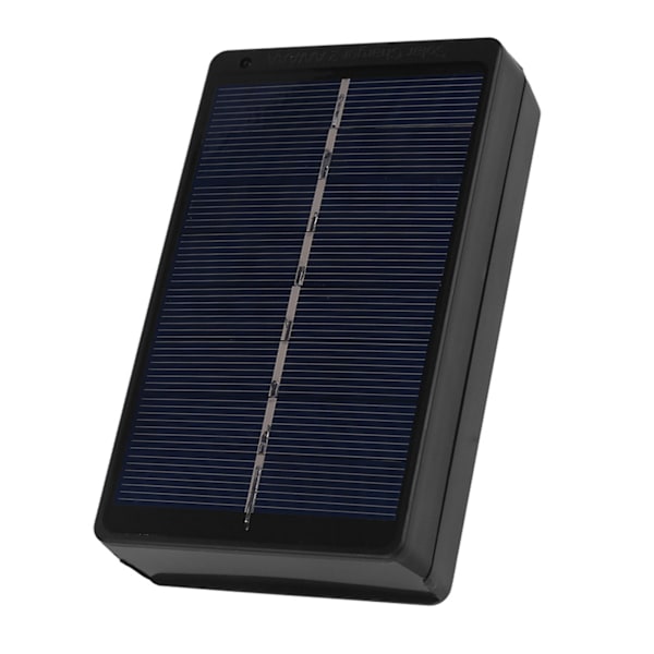 1W 4V Bærbar Solcellelader Opladningsboks til AA/AAA Batteri Sort