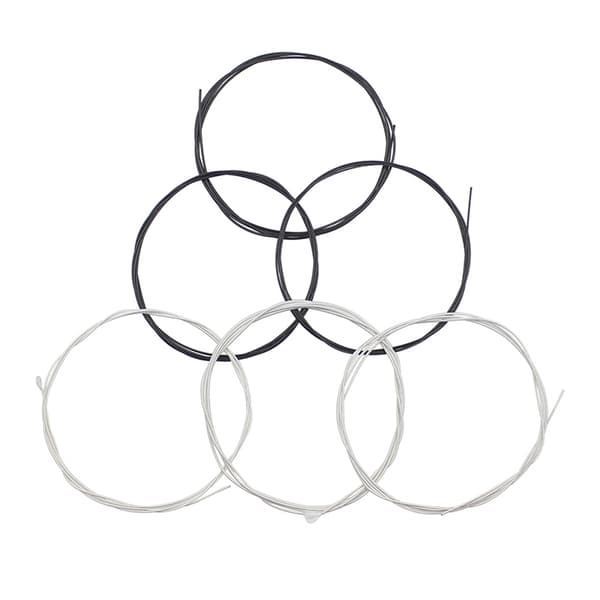 Gitarrsträngar 6 set NYLON Klassisk gitarrsträngset Perfekt Silver