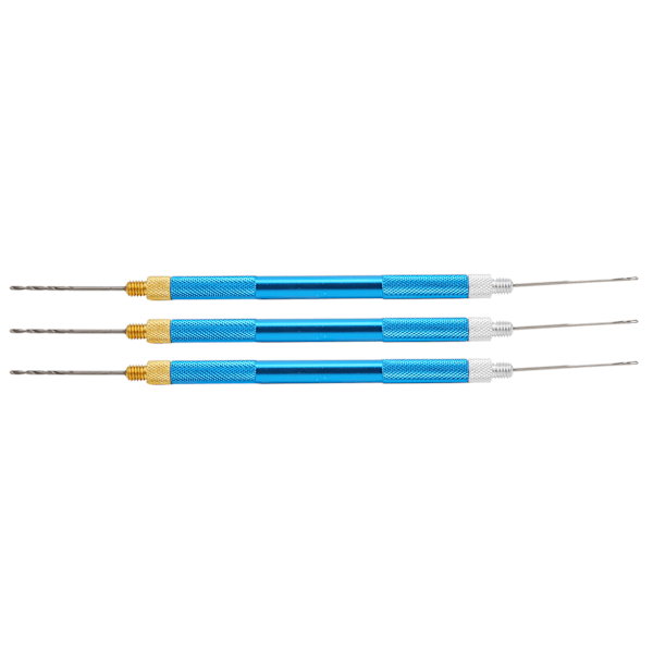 3-pack fiskebete-nålborr-kroksträngare multifunktionell aluminiumlegering
