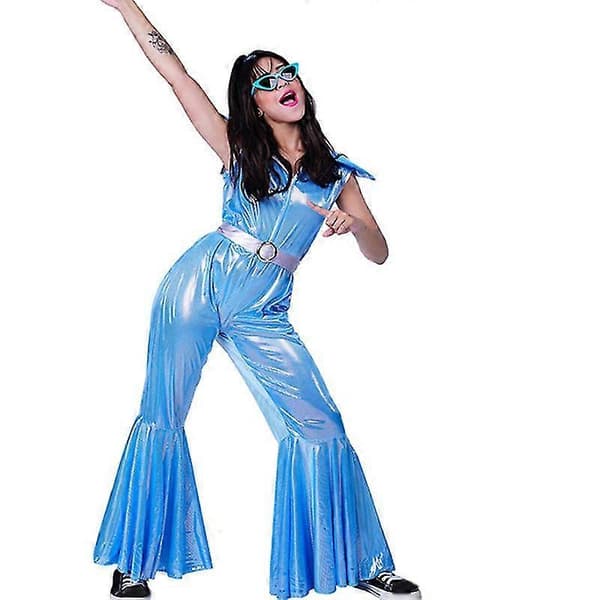 Nyheter Dam Funky Dancing Fox 70-tals Discokostym ny