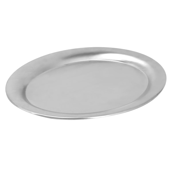 Multifunksjonell liten oval serveringsfat i rustfritt stål til kjøkkenbruk