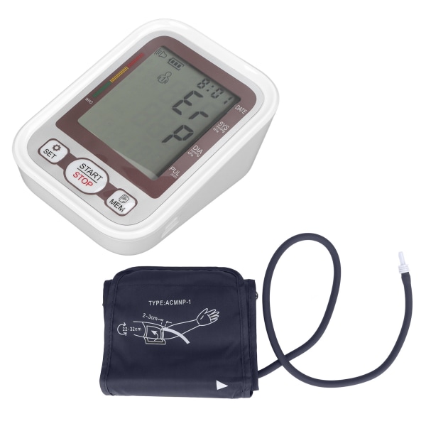 Verenpainemittari olkavarsi iso näyttö automaattinen syke verenpainemittari iäkkäille++/