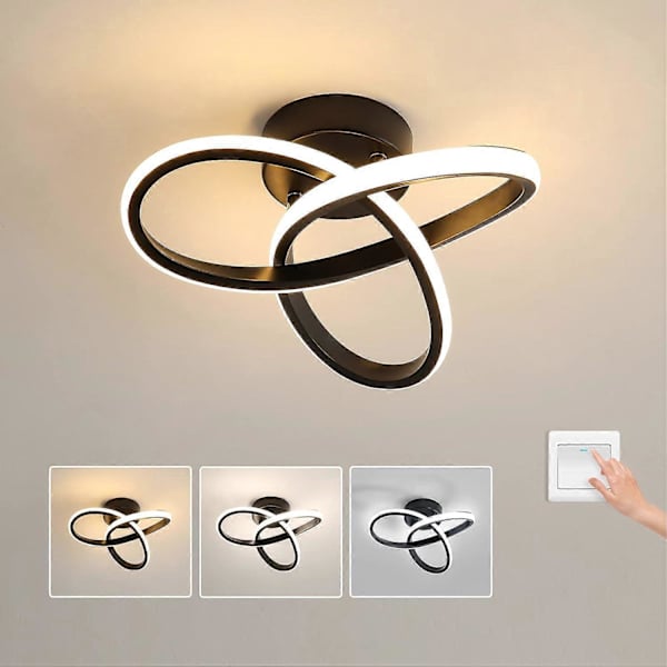 【BEMS】LED-kattovalaisin, LED-lamppu, musta