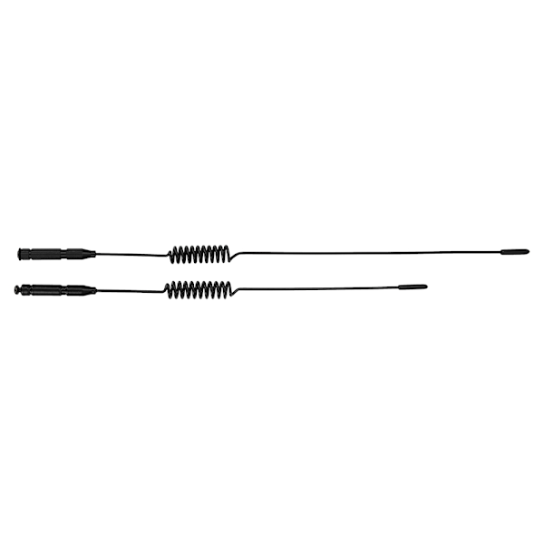 Modellantenn L29cm Simuleringssignal Linje med Flagga för RC Klätterbil (Signal lång + kort)