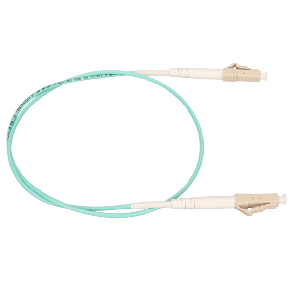 Fiber Patchkabel OM3 Kärna 0,5M LC till LC Simplex Multimode Fiberoptisk Kabel för SFP-transceivers Ethernet-switchar