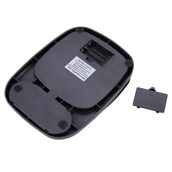 Digital Köksvåg - 10kg/1g Noggrannhet, LCD-Skärm, Rostfritt Stålbricka - Perfekt för Bakning och Matlagning