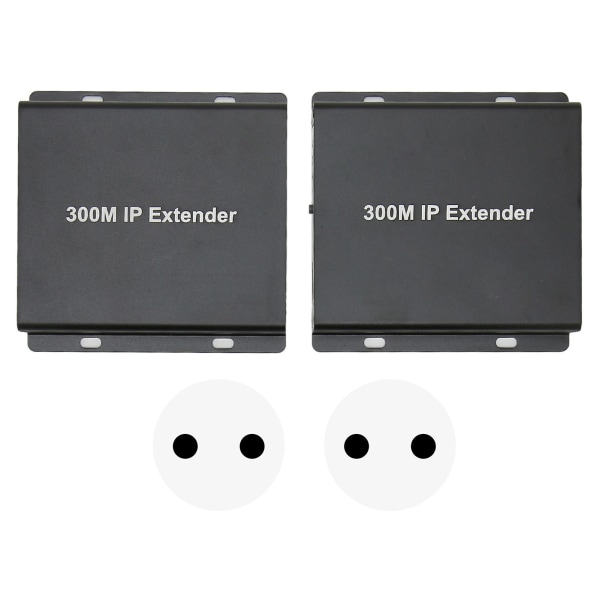 300M IP Extender HD 1080P HD Multimedia Interface CAT5e/6/7 Direct 1-1 Extender IP-lähetinvastaanotin 100-240V EU Plug ++