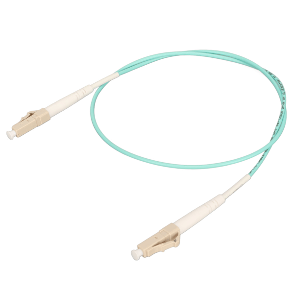 Fiber Patchkabel OM3 Kärna 0,5M LC till LC Simplex Multimode Fiberoptisk Kabel för SFP-transceivers Ethernet-switchar