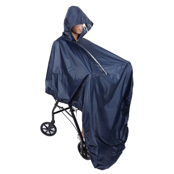 Cover för rullstol med huva Vattentät, mjuk regnkappa för rullstol++/