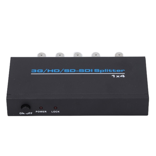 SDI 1 inngang 4 utganger Splitter Profesjonell signalsplitt Høyoppløselig SDI distribusjonsforsterker 110‑240VEU Plugg ++
