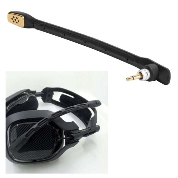 Löstagbara mikrofonersättningsheadsetmikrofontillbehör för Logitech Astro A40++