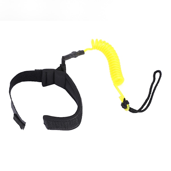 Stand Up Paddleboard 5mm Spiralformet Benrem / Surfboard Leash (gul)