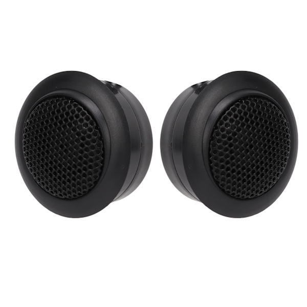 2 stk/sett Bil Dome Diskanthøyttalere 35‑150W høyfrekvensrespons Svart Universal for Auto Audio System