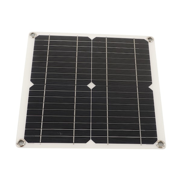 【BEMS】Bobilsolcellepanel 12W Mono Solcelleladerpanel Adaptiv Integrert Spenningsreguleringsmodul Intelligent Kontroll med Ladekontroller 30A