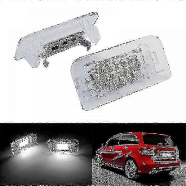 LED-lys for B-klasse W246 W242 nummerskilt, 2 stk Canbus