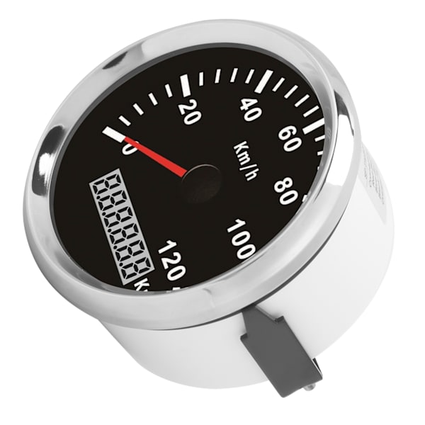 3‑3/8in fordonshastighetsmätare 0‑120 km/h med GPS-pulssignal 9‑32VDC för båtmotorcykel