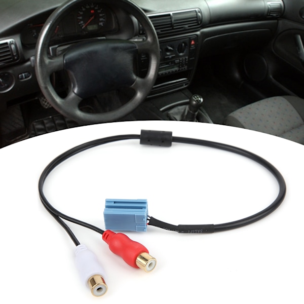 8-nastainen mini ISO RCA-kaapelisovitin BlaPunkt Compact Disc -vaihtajalle autostereolinjaan